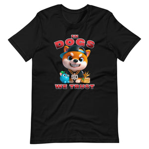 "In Dogs We Trust" T-shirt - Shiba Inu