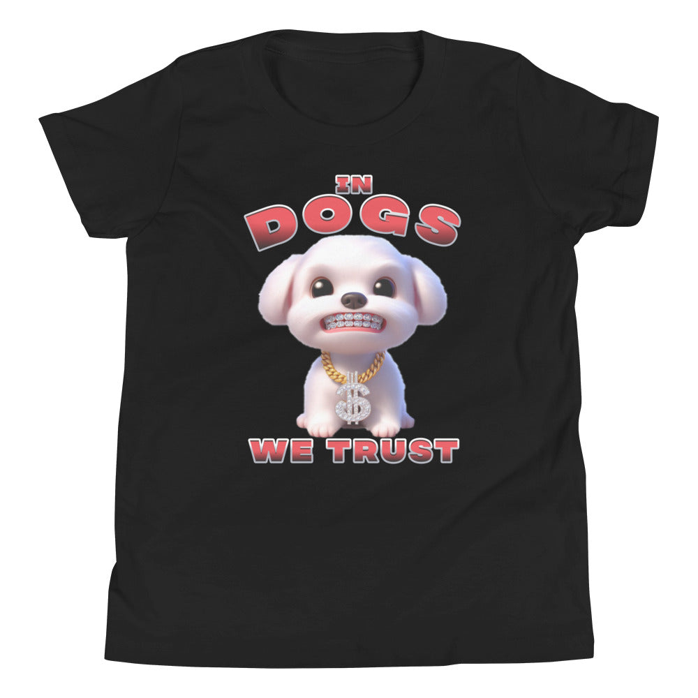 "In Dogs We Trust" T-shirt - Maltese - Kids
