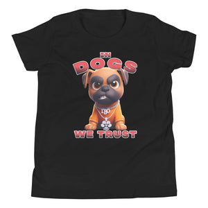 "In Dogs We Trust" T-shirt - Boxer - Kids