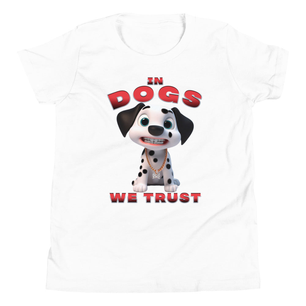 "In Dogs We Trust" T-shirt - Dalmation - Kids