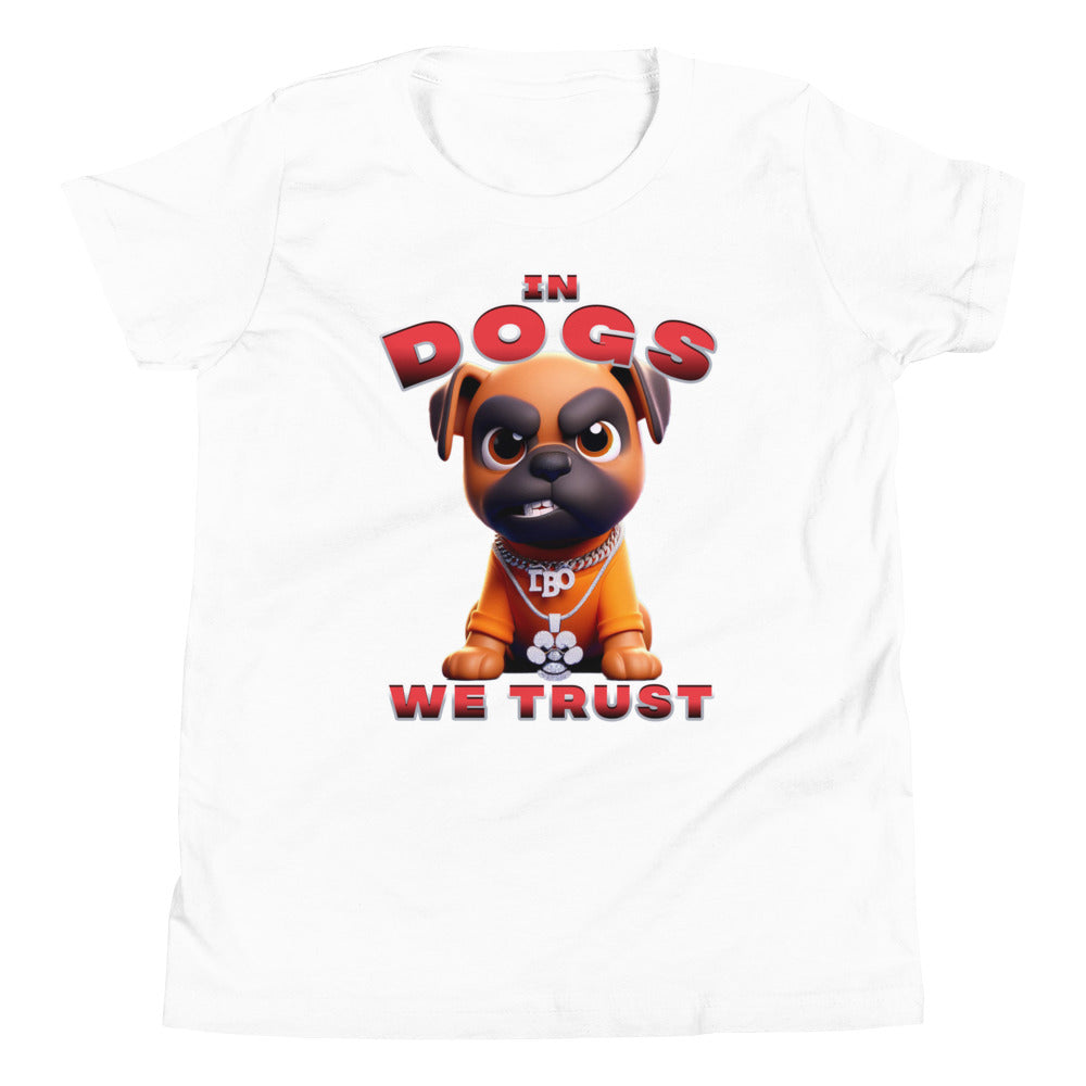 "In Dogs We Trust" T-shirt - Boxer - Kids